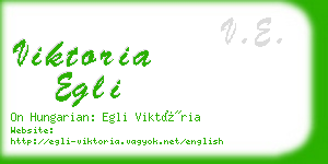 viktoria egli business card